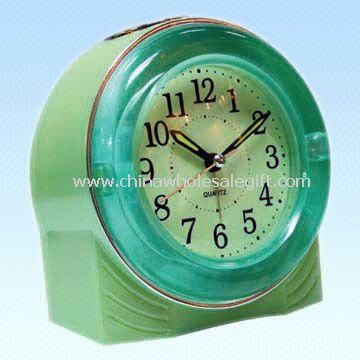 Reloj despertador de mesa de plástico