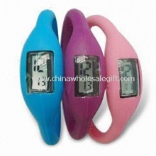 Promotional Digital Watch with Water-resistant Feature and Silkscreen Logo Printing images