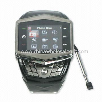 Quad-band Watch Phone, soporta FM, Bluetooth Cámara y reproductor de MP3/MP4