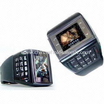 Watch Mobile Phone, Quad-band, Touch-screen with Keyboard