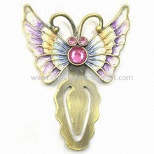 Classic Butterfly Paper Clip/Bookmark, Made of Copper and Metal-alloy images