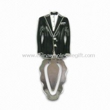 Tuxedo Paper Clip / Bookmark, Made of Metal Alloy images
