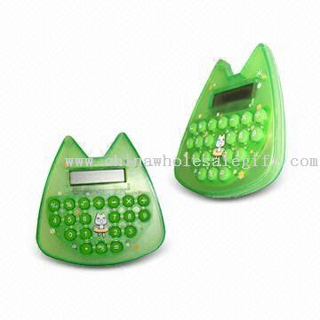 Kompakt og herlige Mini kalkulator med solid gummi Keys, ideelt for gaver og kampanjer
