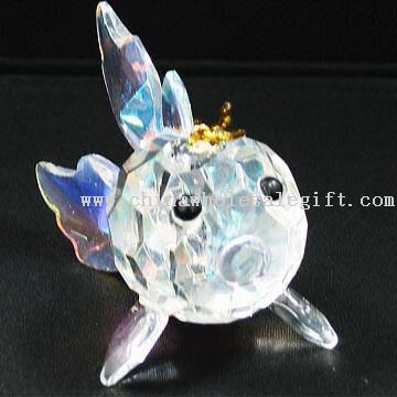 Crystal sateenkaari kala, värikäs, voidaan käyttää Christmas Decoration