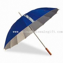 25-inch 16K Straight Manual Ouvrir le parapluie de l'acier avec l'arbre et du Cadre images