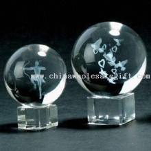Laser-Gravur Crystal Ball, Verfügbar in Customized Designs images