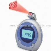 Orologio a proiezione con PLL FM Tuning Radio e Display a cristalli liquidi blu images