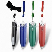 Solid Colored Ball Point Pens with Rope and Post on Top, Suitable for Promotional Purposes images