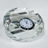 Crystal Card holder with Watch