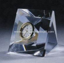 Cube de cristal diamant horloge images