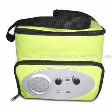 Soğutucu çanta ile AM / FM radyo, farklı tasarımlar mevcut
