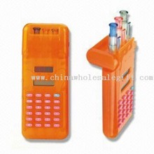 Pen-Box mit 8 Ziffern und Solar Power Calculator images