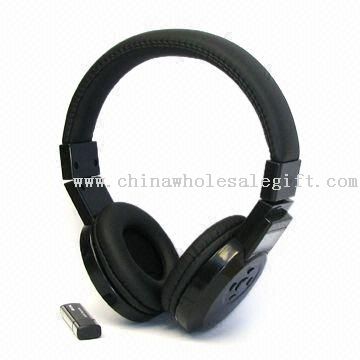 FM Headphone Radio/Wireless Earphones with 60dB SN Ratio, Supports High Sensitive FM Radio