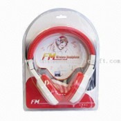 Radio headphone dengan layar LCD dan 60dB SNR images