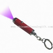 Cahaya UV Mini LED Keychain dengan Money Detector images