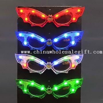 Adultes Glow LED clignote pour lunettes de soleil dans des tons vifs Design, Idéal pour les discothèques ou les concerts