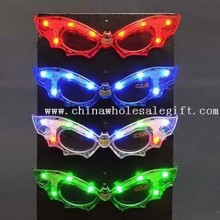 Adults Glow LED Flashing Sunglass in Vivid Design, Ideal for Discos or Concerts images