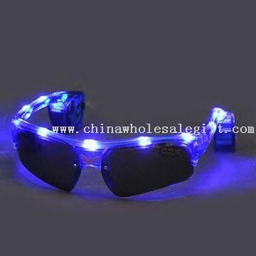 LED-es villogó napszemüveg, tökéletes Design, alkalmas Party cikkek