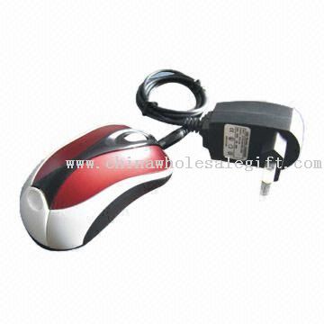 High 2.4GHz RF Wireless Mouse avec chargeur et adaptateur