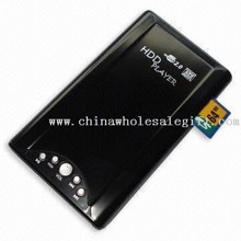 HDD Portable Media Player avec NTSC et PAL TV Pattern images