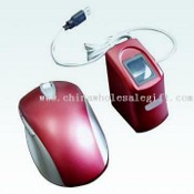 Mouse nirkabel sidik jari yang digunakan dalam melindungi keamanan dari informasi yang disimpan di komputer images