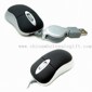 3-D Mini Optical Mouse con cable retractable, compatible con puertos USB 1.1/2.0 small picture