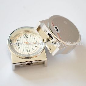 Spionkamera Tisch Uhr mit 4GB Eingebauter Speicher