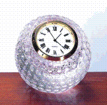 Miniature Golf Crystal Ball Clock images