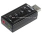 USB 7,1 lydkort med MIC Input, lydstyrke, Mute kontrol, C-Media Chip small picture