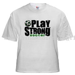 Play Strong White T-Shirt