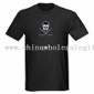 T-shirt escura de crânio de hóquei small picture