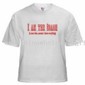 Im l'entra&icirc;neur-Rouge T-Shirt blanc small picture