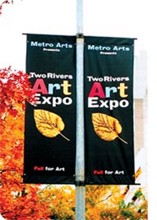 Polyester Avenue Pole Banner images