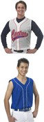 Pro-Style Sleeveless Mesh Full Front Button Jersey images