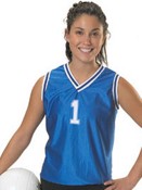 Womens Deluxe Volleyball Jersey images