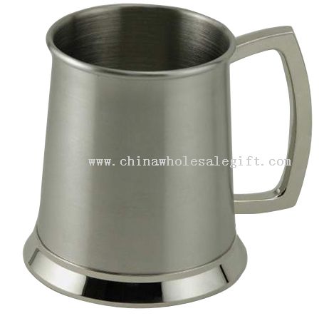 Finitura satinata argento incisione birra Mug