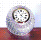 Miniature Crystal Golf Ball Clock small picture