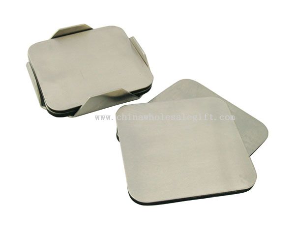 Acero inoxidable Engravable Coasters