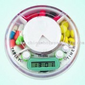 Nyaman pil kotak dengan LCD Timer images