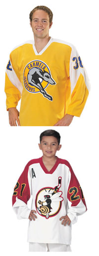 Adultos e jovens Birdseye Airmesh Hockey Jerseys
