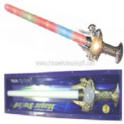 Blinkende sværd med regnbue bold og lyd images