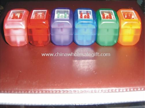 Seven red LED lights Flashing Dice