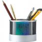 Pen Holder Clock With Changing Color Backlight small picture