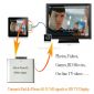 iPad/iphone 4 la televizor HD display HDMI semnalelor Transmiter small picture