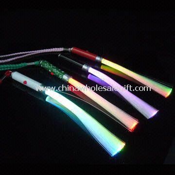 Flashing Optic Fiber Wands with 3 AG13 Button Cell Batteries