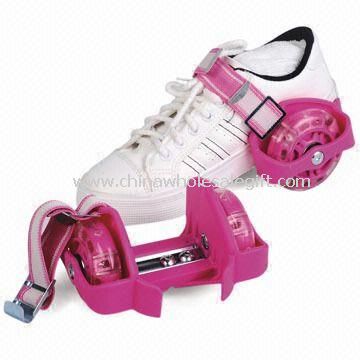 Clignotant Roller Shoes avec grande élasticité et durabilité PVC roues