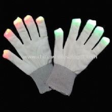 Blinkende/LED Handschuh angepasste Farben werden akzeptiert images