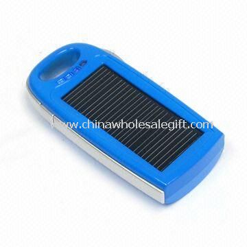 Portable Solar Charger with 500mA Input Current and 1100mA/3.7V Capacity