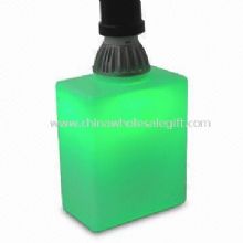 Verde ladrillo en forma de ahorro de energía de cristal de la lámpara de luz LED para la decoración de iluminación images