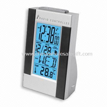 LCD Radio Controlled Clock with Weather Forecast Function and Calendar